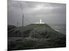 Lighthouse and Gales-Robert Brook-Mounted Photographic Print