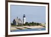 Lighthouse and Home at Cape Cod-Hofmeester-Framed Photographic Print