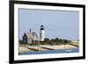 Lighthouse and Home at Cape Cod-Hofmeester-Framed Photographic Print