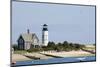 Lighthouse and Home at Cape Cod-Hofmeester-Mounted Photographic Print