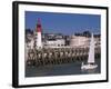 Lighthouse and Jetty, Trouville, Basse Normandie (Normandy), France-Guy Thouvenin-Framed Photographic Print