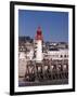 Lighthouse and Jetty, Trouville, Basse Normandie (Normandy), France-Guy Thouvenin-Framed Photographic Print