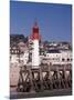 Lighthouse and Jetty, Trouville, Basse Normandie (Normandy), France-Guy Thouvenin-Mounted Photographic Print