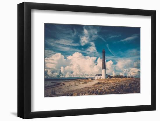 Lighthouse and Keeper's House near Beautiful Bay-NejroN Photo-Framed Photographic Print