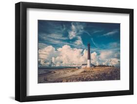 Lighthouse and Keeper's House near Beautiful Bay-NejroN Photo-Framed Photographic Print