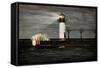 Lighthouse and Stormy Sea-soupstock-Framed Stretched Canvas