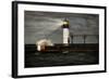 Lighthouse and Stormy Sea-soupstock-Framed Photographic Print