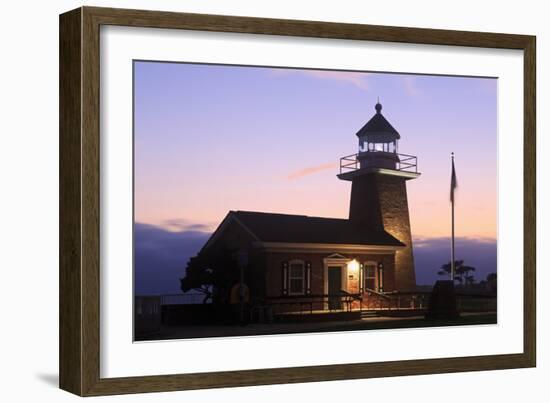 Lighthouse and Surfing Museum, Santa Cruz, California, United States of America, North America-Richard Cummins-Framed Photographic Print