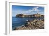 Lighthouse and Tower, Ile De La Pietra, Ile Rousse, Corsica, France-Walter Bibikow-Framed Photographic Print