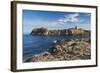 Lighthouse and Tower, Ile De La Pietra, Ile Rousse, Corsica, France-Walter Bibikow-Framed Photographic Print