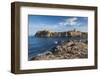 Lighthouse and Tower, Ile De La Pietra, Ile Rousse, Corsica, France-Walter Bibikow-Framed Photographic Print