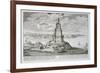 Lighthouse at Alexandria, Built by Ptolemy the Great, Egypt-Johann Bernhard Fischer Von Erlach-Framed Giclee Print