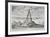 Lighthouse at Alexandria, Built by Ptolemy the Great, Egypt-Johann Bernhard Fischer Von Erlach-Framed Giclee Print