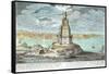 Lighthouse at Alexandria, Built by Ptolemy the Great-Johann Bernhard Fischer Von Erlach-Framed Stretched Canvas