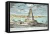 Lighthouse at Alexandria, Built by Ptolemy the Great-Johann Bernhard Fischer Von Erlach-Framed Stretched Canvas