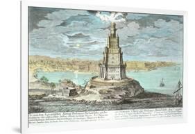 Lighthouse at Alexandria, Built by Ptolemy the Great-Johann Bernhard Fischer Von Erlach-Framed Giclee Print