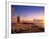 Lighthouse at Cabo de Sao Vincente, Sagres, Algarve, Portugal-Walter Bibikow-Framed Photographic Print