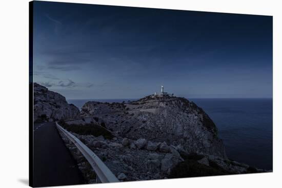 Lighthouse at Cap Formentor, Majorca-Jorg Simanowski-Stretched Canvas