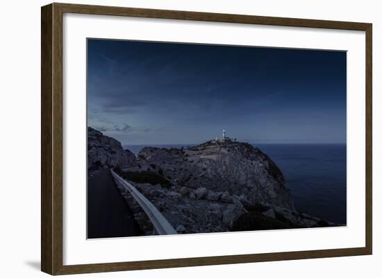 Lighthouse at Cap Formentor, Majorca-Jorg Simanowski-Framed Photographic Print