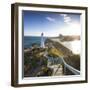 Lighthouse at Castlepoint, Wairarapa, North Island, New Zealand-Doug Pearson-Framed Photographic Print