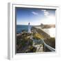 Lighthouse at Castlepoint, Wairarapa, North Island, New Zealand-Doug Pearson-Framed Photographic Print