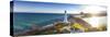 Lighthouse at Castlepoint, Wairarapa, North Island, New Zealand-Doug Pearson-Stretched Canvas