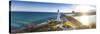 Lighthouse at Castlepoint, Wairarapa, North Island, New Zealand-Doug Pearson-Stretched Canvas