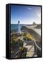 Lighthouse at Castlepoint, Wairarapa, North Island, New Zealand-Doug Pearson-Framed Stretched Canvas