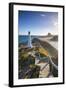 Lighthouse at Castlepoint, Wairarapa, North Island, New Zealand-Doug Pearson-Framed Photographic Print