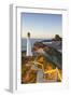 Lighthouse at Castlepoint, Wairarapa, North Island, New Zealand-Doug Pearson-Framed Photographic Print