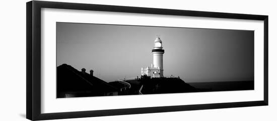 Lighthouse at Dusk, Broyn Bay Light House, New South Wales, Australia-null-Framed Photographic Print