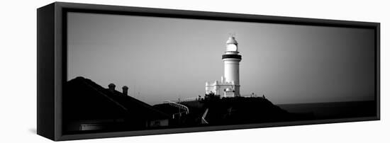 Lighthouse at Dusk, Broyn Bay Light House, New South Wales, Australia-null-Framed Stretched Canvas