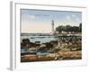 Lighthouse at Fenerbahce, Constantinople-null-Framed Photographic Print