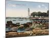 Lighthouse at Fenerbahce, Constantinople-null-Mounted Photographic Print