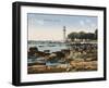 Lighthouse at Fenerbahce, Constantinople-null-Framed Photographic Print