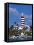 Lighthouse at Hope Town on the Island of Abaco, the Bahamas-William Gray-Framed Stretched Canvas