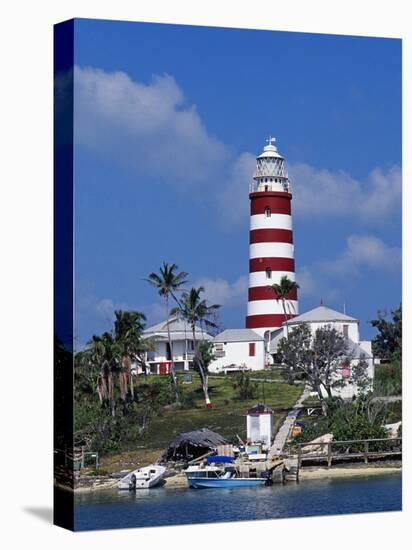 Lighthouse at Hope Town on the Island of Abaco, the Bahamas-William Gray-Stretched Canvas