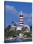 Lighthouse at Hope Town on the Island of Abaco, the Bahamas-William Gray-Stretched Canvas