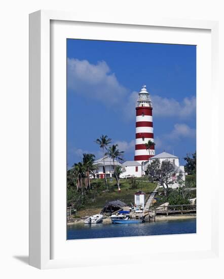 Lighthouse at Hope Town on the Island of Abaco, the Bahamas-William Gray-Framed Photographic Print