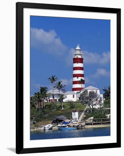 Lighthouse at Hope Town on the Island of Abaco, the Bahamas-William Gray-Framed Photographic Print