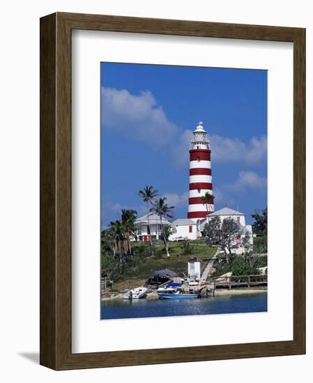 Lighthouse at Hope Town on the Island of Abaco, the Bahamas-William Gray-Framed Photographic Print