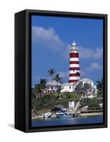 Lighthouse at Hope Town on the Island of Abaco, the Bahamas-William Gray-Framed Stretched Canvas