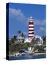 Lighthouse at Hope Town on the Island of Abaco, the Bahamas-William Gray-Stretched Canvas