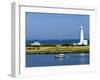 Lighthouse at Hurst Castle, Keyhaven, Hampshire, England, United Kingdom, Europe-David Hughes-Framed Photographic Print