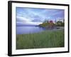 Lighthouse at Marquette, Michigan, USA-Chuck Haney-Framed Photographic Print