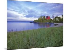 Lighthouse at Marquette, Michigan, USA-Chuck Haney-Mounted Photographic Print