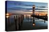 Lighthouse At Night-TomasSereda-Stretched Canvas