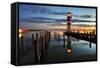 Lighthouse At Night-TomasSereda-Framed Stretched Canvas