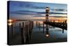 Lighthouse At Night-TomasSereda-Stretched Canvas