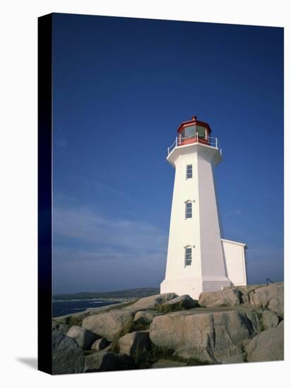 Lighthouse at Peggys Cove Near Halifax in Nova Scotia, Canada, North America-Renner Geoff-Stretched Canvas